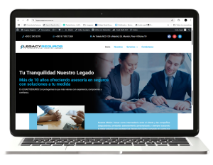 Transformamos la presencia digital de Legacyseguros S.A